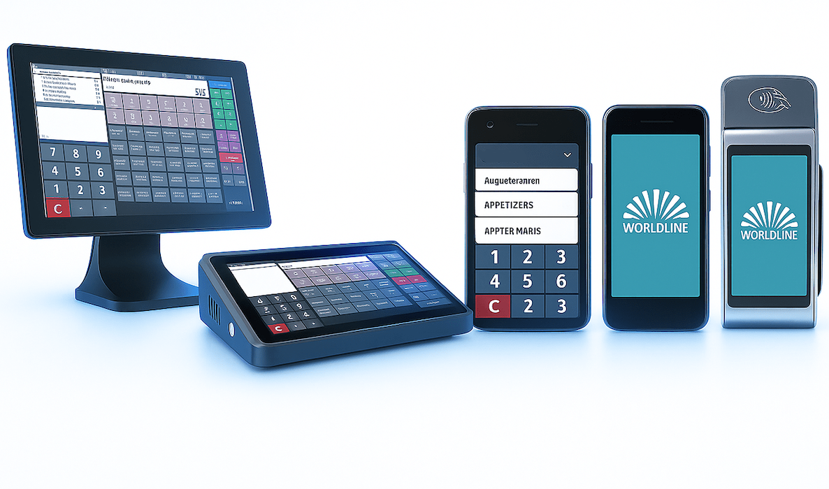 Worldline Geräte – Tap on Mobile, Axium EX8000, Axium DX8000, Move/5000, Link/2500, Scan & Pay