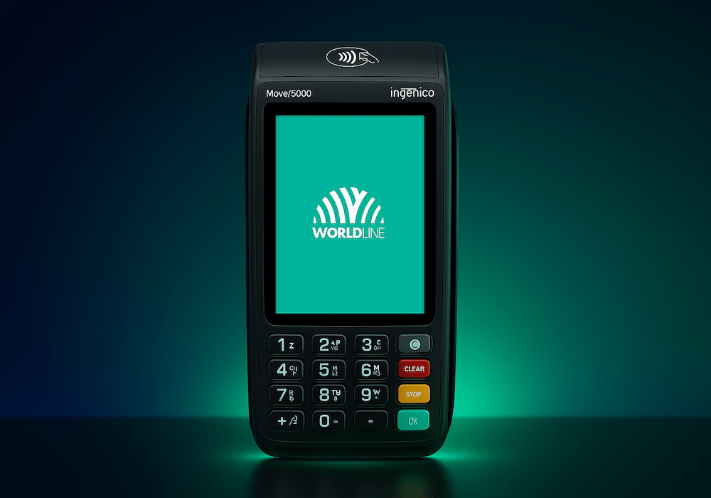 Worldline Move/5000 – mobiles Terminal mit Drucker